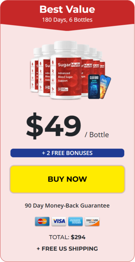 SugarMute Buy 6 Bottles