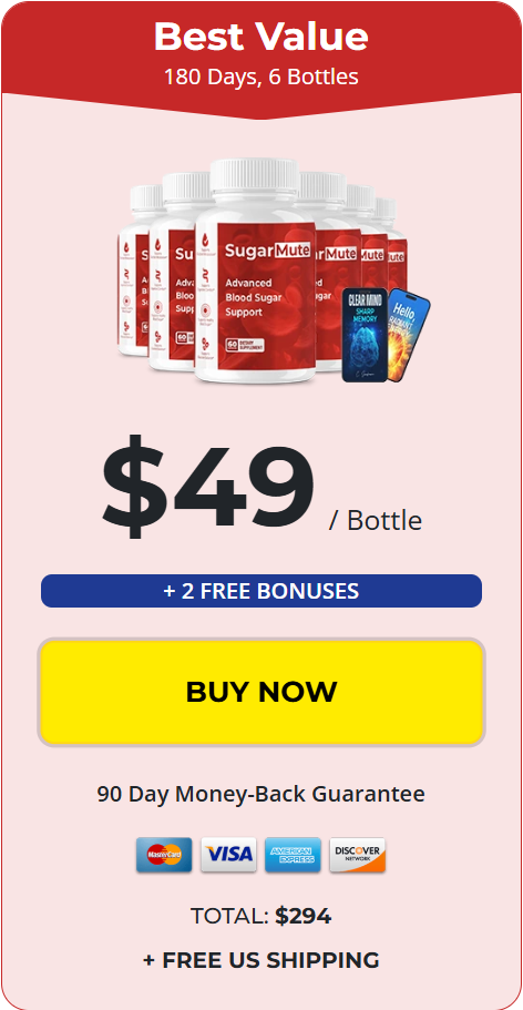 SugarMute Buy 6 Bottles